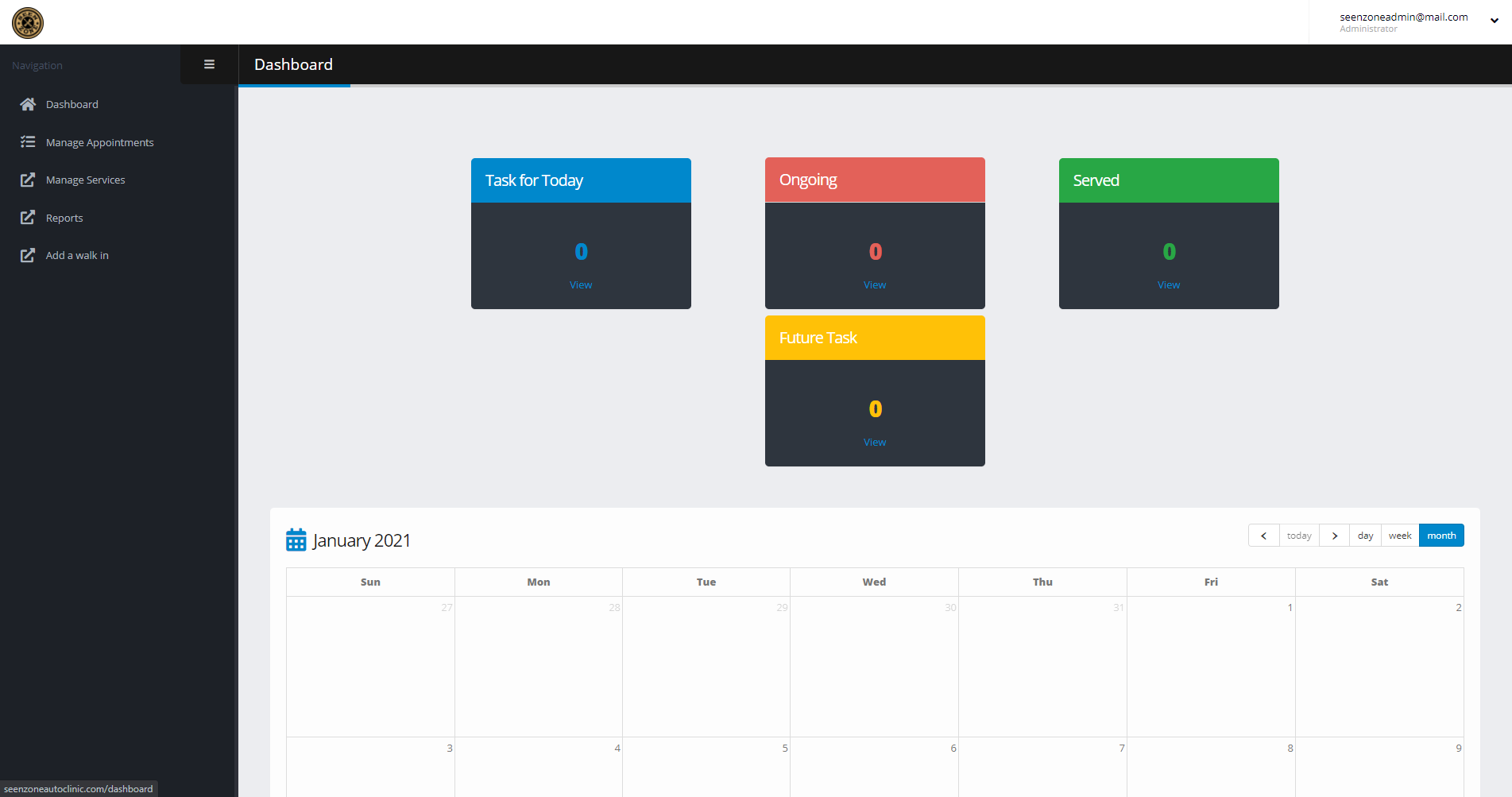 SeenZone Admin Panel